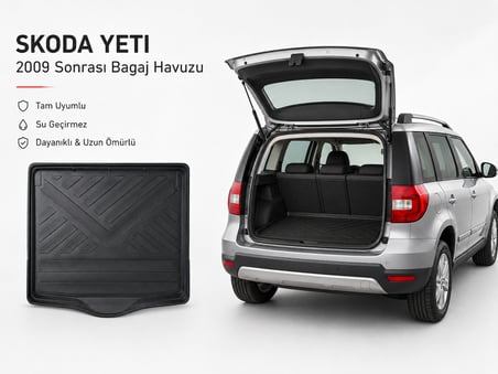 Skoda Yeti 2009 Sonrası Bagaj Havuzu