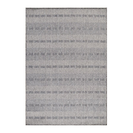 Modern Desenli Sisal Halı Gri Renk Salon Halısı Oturma Odası Halısı Yolluk Mutfak Halısı