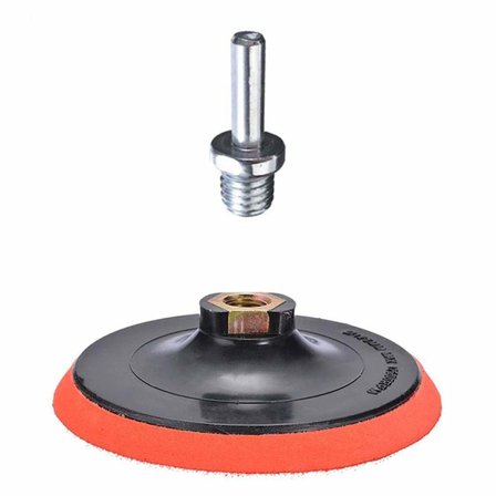 Cırt Zımpara Seti Avuç Taşlama Spiral Ahşap Zımparalama + Matkap Aparatı 115 mm (20 Parça)