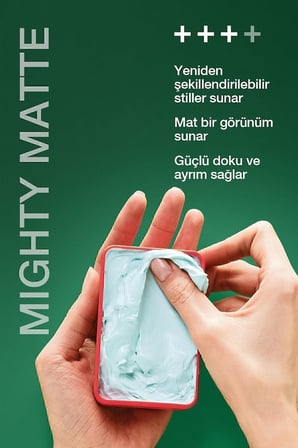 OSiS+ Mighty Matte Güçlü Tutucu Mat Wax 100Ml X 2 Adet, S4045787314762