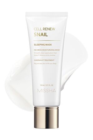 Salyangoz Salgısı Özlü Nemlendirici Uyku Maskesi 110ml Super Aqua Cell Renew Snail Sleeping Mask