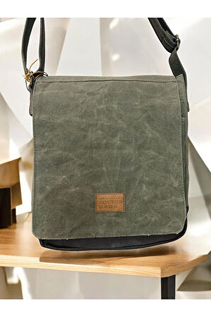 Kaliteli Su Geçirmez Kanvas Postacı Çantası Western Bag 25 cm x 30 cm