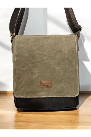 Kaliteli Su Geçirmez Kanvas Postacı Çantası Western Bag 25 cm x 30 cm
