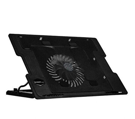 Laptop Notebook Soğutucu Fan 5 Yükseklik Ayarlı Mavi Ledli Sessiz Tek Fanlı Cooling Pad