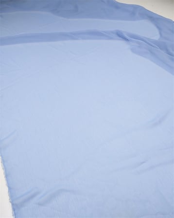 Açık Mavi Krinkıl Şifon Kumaş Elbiselik & Bluzluk 150x300cm