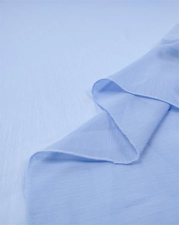 Açık Mavi Krinkıl Şifon Kumaş Elbiselik & Bluzluk 150x300cm