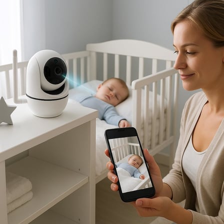 WiFi Akıllı Güvenlik Kamerası | 360° Görüş | Hareket Algılama &amp; Anlık Bildirim | Gece Görüşü | 7/24 Uzaktan İzleme &amp; Bulut Depolama Destekli