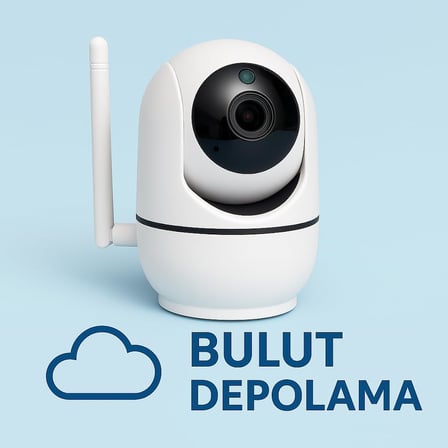 WiFi Akıllı Güvenlik Kamerası | 360° Görüş | Hareket Algılama &amp; Anlık Bildirim | Gece Görüşü | 7/24 Uzaktan İzleme &amp; Bulut Depolama Destekli