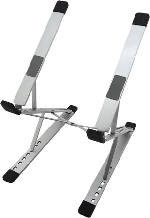 Kaliteli Tok Alüminyum Dizüstü Bilgisayar Notebook Standı Yüksekliği Ayarlanabilir 30cm Maksimum Yükseklik Stand Taşınabilir Yükseltici MacBook Uyumlu Tüm Dizüstü Bilgisayar 10-16 inç N8