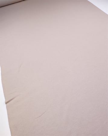 Bej Renk Pamuklu Yumuşak Dökümlü İki İp Penye Kumaş Eşofmanlık & Sweatshirtlük 180x180cm