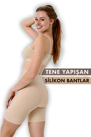 Dikişsiz Toparlayıcı Sıkılaştırıcı İnceltici Şekillendirici İz Yapmaz Lazer Kesim Anti Selülit Korse