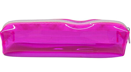 Renkli Tasarım Kalemlik & Makyaj Çantası - Pembe Çok Amaçlı Organizer