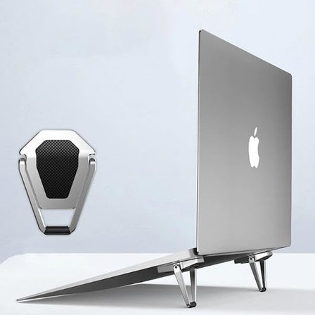 Mini Laptop Standı Masaüstü Laptop Tutucu Laptop Standı Portatif Yapışkanlı Laptop Standı set