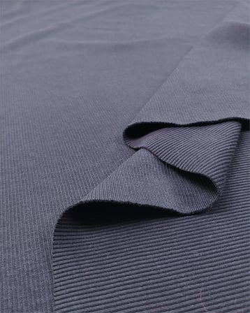Antrasit Siyah Raporlu Kaşkorse Örme Kumaş Elbiselik & Bluzluk En: 90cm