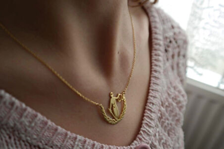 Adalet Simgesi Gümüş Kolye - Gümüş