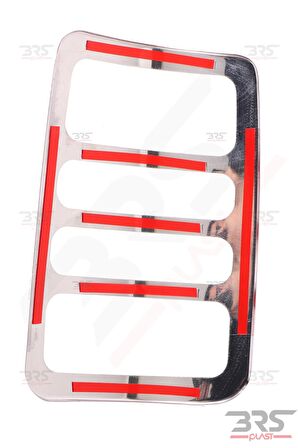 Volkswagen Caddy Krom Stop Çerçevesi 2003-2014 Paslanmaz Çelik