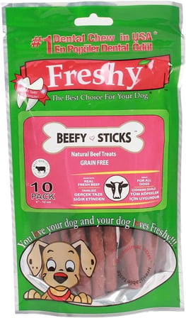 Beefy Sticks Sığır Etli Tahılsız Köpek Ödülü 100 gr 10 Adet