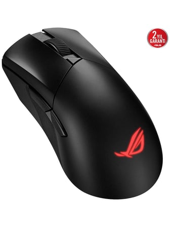 Asus ROG Gladius III Wireless AimPoint Siyah Optik Kablolu/Kablosuz Oyuncu Mouse(Teşhir)