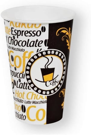 Excodi Cup - [ CUP ] 12 oz Karton Bardak - 300 ml - 160 Adet Kaliteli Otomat Bardağı, Sızdırmaz, El Yakmaz - BEYAZ (Latte, Cappuchino))