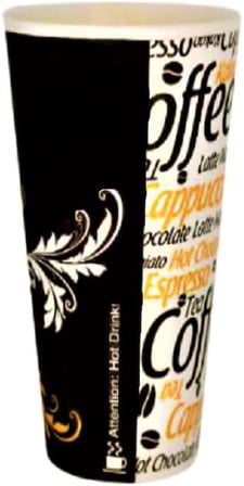 Excodi Cup - [ CUP ] 12 oz Karton Bardak - 300 ml - 160 Adet Kaliteli Otomat Bardağı, Sızdırmaz, El Yakmaz - BEYAZ (Latte, Cappuchino))
