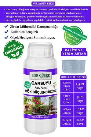 Can Suyu Köklendirici Bitki Besini Organik Sıvı Bitki Gübresi -500ML