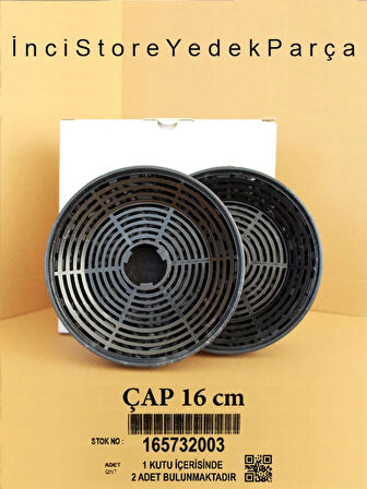 Bde 6064 G Eğik Davlumbaz 60 Için Karbon Filtre