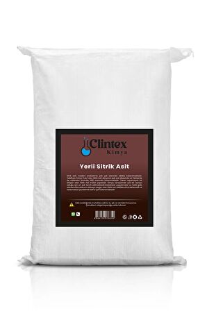 Clintex Kimya Saf Yerli Sitrik Asit 1 Kg