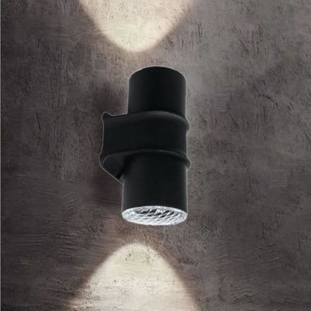 Çiftli Çağlayan Aplik IP54 Dış Mekan Zita Beyaz, Günışığı, Yeşil, Turuncu Işık Bahçe Aydınlatma Duvar Apliği + 2 Adet Gu10 Led Ampul (Beyaz)