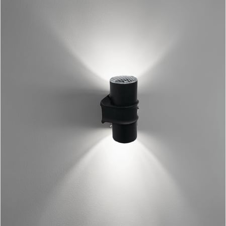 Çiftli Çağlayan Aplik IP54 Dış Mekan Zita Beyaz, Günışığı, Yeşil, Turuncu Işık Bahçe Aydınlatma Duvar Apliği + 2 Adet Gu10 Led Ampul (Beyaz)