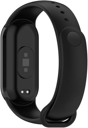 Xiaomi Mi Band 8 Mi Band 9 Mi Band 10 ile Uyumlu Silikon Kordon Kayış Metal Pimli