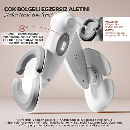 RELAXUS İç Bacak Egzersiz Aleti Thigh Master Kegel Cihazı Pelvik Taban Kas Aleti Kalça ve Kol Sıkılaştırıcı