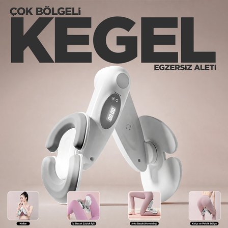 RELAXUS İç Bacak Egzersiz Aleti Thigh Master Kegel Cihazı Pelvik Taban Kas Aleti Kalça ve Kol Sıkılaştırıcı