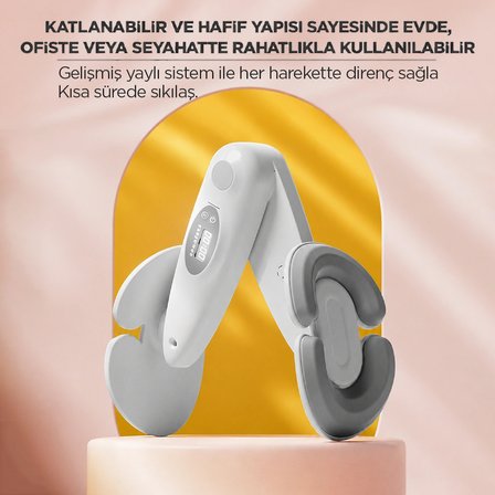 RELAXUS İç Bacak Egzersiz Aleti Thigh Master Kegel Cihazı Pelvik Taban Kas Aleti Kalça ve Kol Sıkılaştırıcı