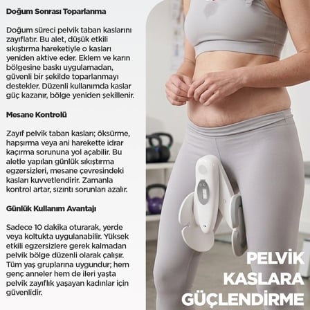 RELAXUS İç Bacak Egzersiz Aleti Thigh Master Kegel Cihazı Pelvik Taban Kas Aleti Kalça ve Kol Sıkılaştırıcı