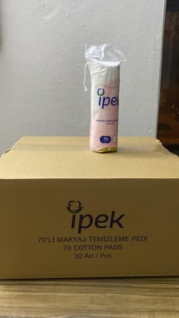 Makyaj temizleme pamuğu 70 adet x 30 paket