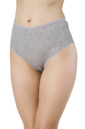 Papatya Battal Nefes Alan Kumaş Kilot-GRİ