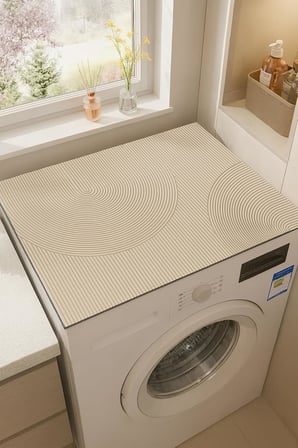 Çamaşır ve Kurutma Makinesi Üstü Düzenleyici Matı Örtüsü Kaymaz Sıvı Geçirmez (27CMD251023)