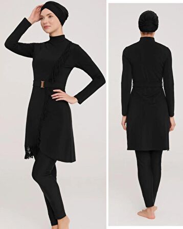 Adasea  Charlıe 4443 Tam Boy Tasarım Tesettür Mayo