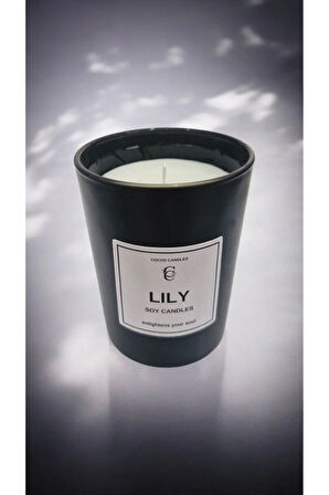 Lavanta Kokulu Cam Bardakta %100 Doğal Soya Mum (6 cm)