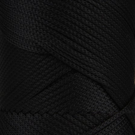 2 Mm - 200 gr Polyester Makrome Ipi Siyah 230 M Polyester Makrome Ip Supla Ip Ve Çanta Ipliği (Siyah)