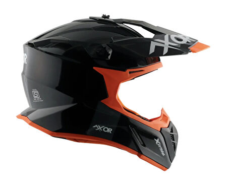 Axor X-CROSS SİYAH TURUNCU KROSS KASK