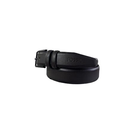 Fossil Koyu Kahve  Klasik 3,5 cm Erkek Kemeri -110cm
