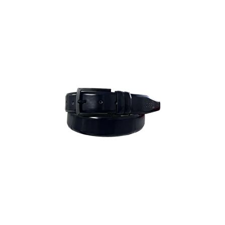 Fossil Lacivert Klasik 3,5 cm Erkek Kemeri-130CM