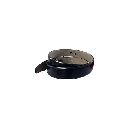 Fossil Lacivert Klasik 3,5 cm Erkek Kemeri-130CM