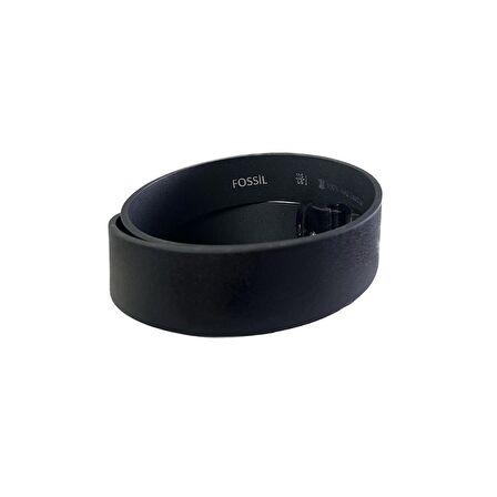 Fossil Siyah Hakiki Deri 4,5 cm Erkek Kemeri-115cm