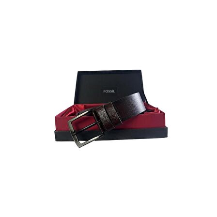 Fossil Kahve Hakiki Deri 4,5 cm Erkek Kemeri-115cm