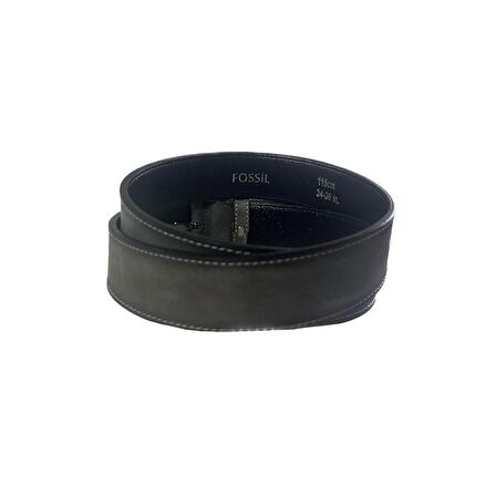 Fossil Gri Hakiki Deri Spor Erkek Kemeri 4cm-115