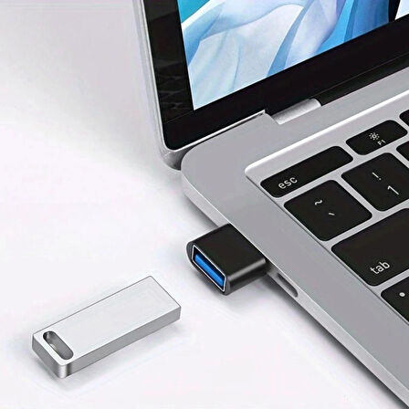 BUFFER® 1 Adet Usb to C Adaptor Dişi Çevirici Dönüştürücü Adaptör