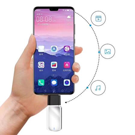 BUFFER® 1 Adet Usb to C Adaptor Dişi Çevirici Dönüştürücü Adaptör