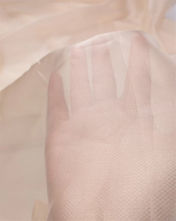 Açık Somon Dolgun Organze Tül Kumaş Elbiselik & Bluzluk 150x260cm